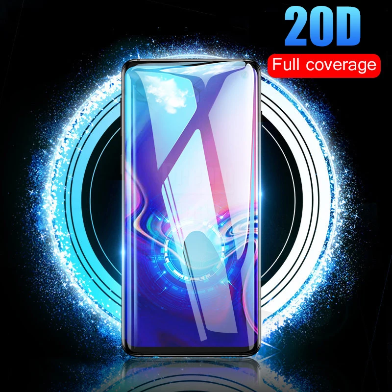 

20D Full Cover Screen Protector Film On The For Samsung Galaxy S10E S8 S9 S10 PLus Note 8 9 S7 EDGE S8 Tempered Protective Glass