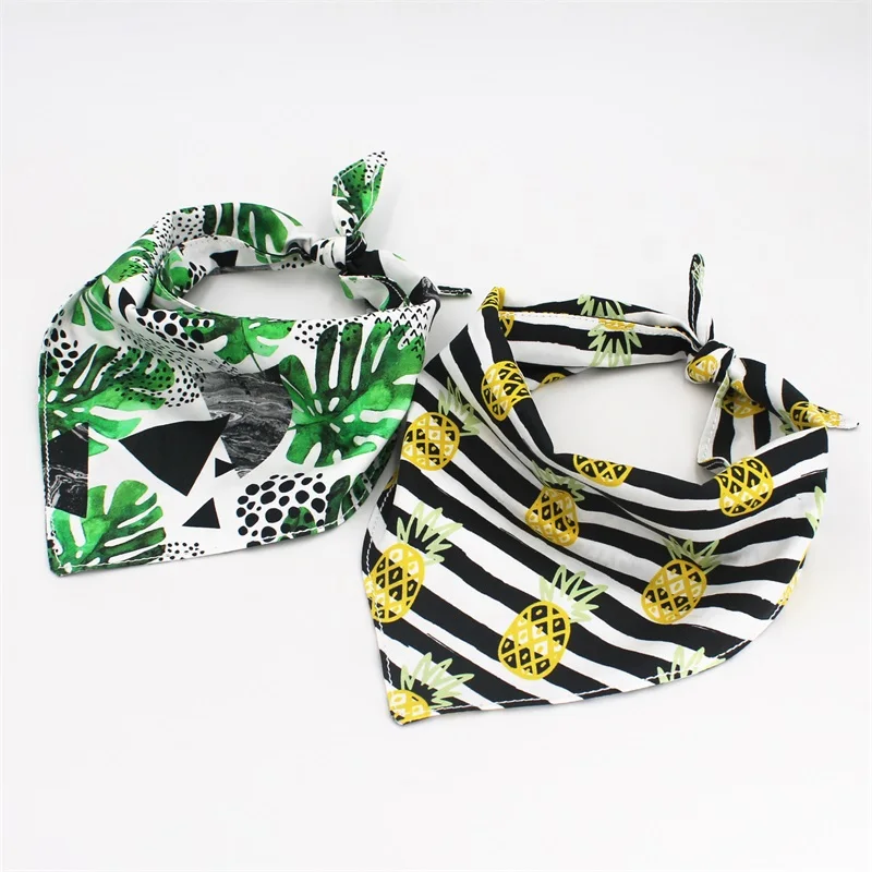 Skup Ananas spersonalizowany chustka dla psa szalik z muszką na jesień, dwustronna chustka dla psa muszka, akcesoria dla psa na prezenty