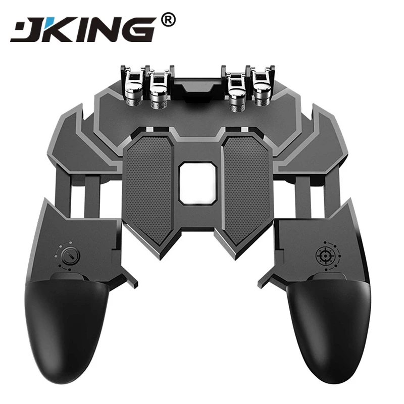 Контроллер джойстика PUBG кнопка оборот геймпад для IOS Android Six 6 Finger Operating Gamepad