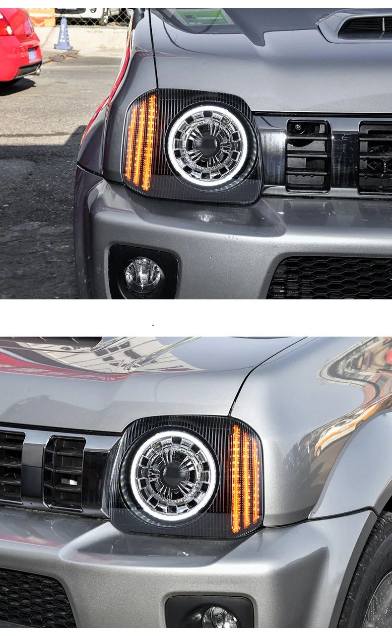 Car Styling Head Lamp for Suzuki Jimny Headlights Jimny 2007 2015 LED