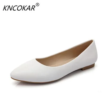 

2017Summer comfortable soft outsole Moccasins slip-resistant work shoes black flat plus size women's shoes 34 - 43 single shoes