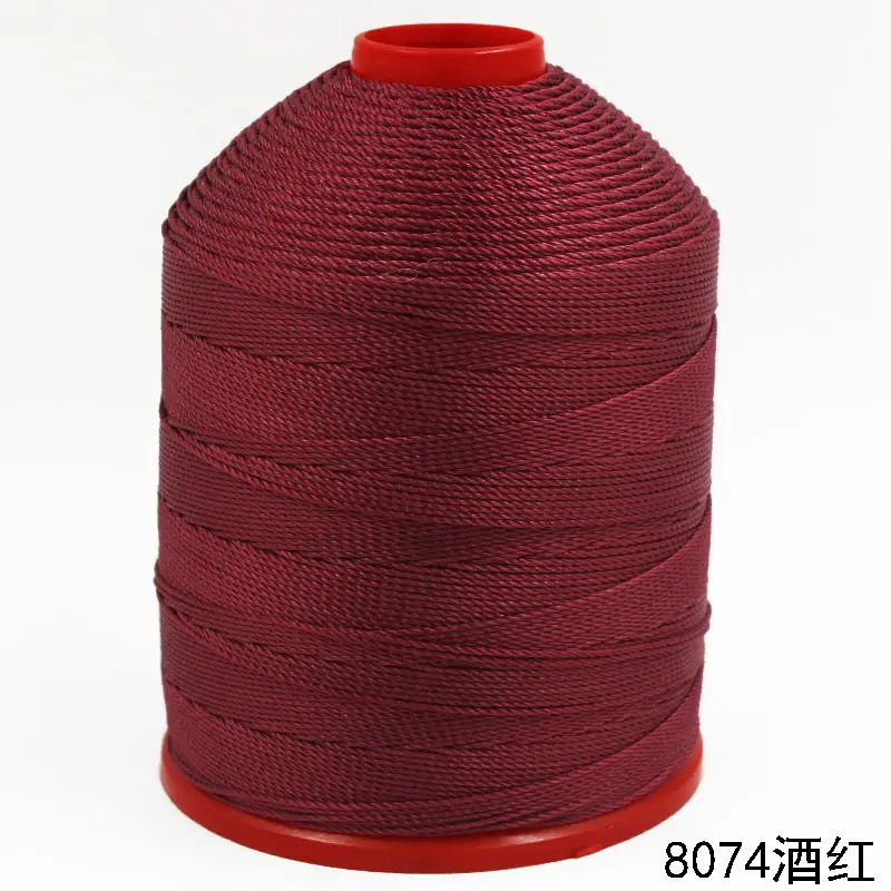 Aoyi производитель продает 30 акций высокопрочные швейные машины, толстая нить кожа, ручная тканая нить, 1,5 мм нейлоновая нить - Цвет: 8074