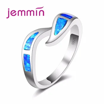 

Fire Opal Ring Women Jimmin 925 Sterling Silver Wedding Ring Charm Fine Ring for Party Fine Jewelry Valentine's Day Gift