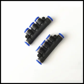 

Tracheal joint five pass PK4 6810 12mm air duct quick glue quick plugging pneumatic five interface glue quick connect.