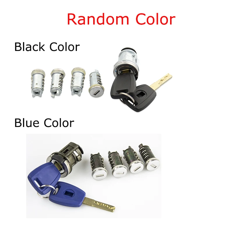 Car Ignition Lock Set Car Key Door Original Milling Cylinder Trunk Lock For Fiat Ducato Peugeot Citroen SIP22