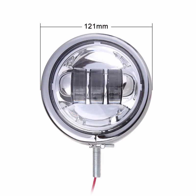 Пара мотоциклетных 4 1/" светодиодный дополнительный прожектор, ближний свет, противотуманный головной светильник, 4,5" кронштейны для Harley Touring