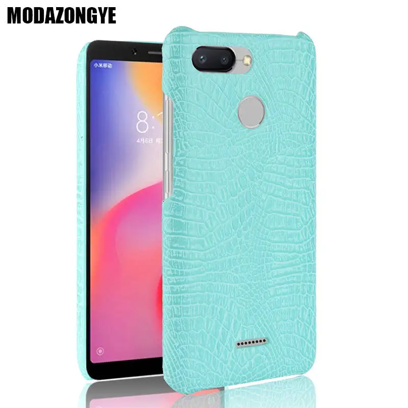 Xiaomi Redmi 6 Case Xiaomi Redmi6 Case 5.45 inch PU Leather Hard Back Cover Phone Case Xiaomi Redmi 6 Redmi6 Case