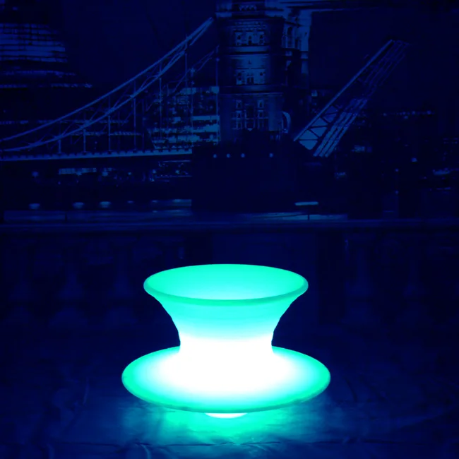 Skybess SK-LF35P (L65*W65*H43cm) Waterproof LED Bar Stool Chair 16 Color Changing Lighting in Dark for Home Bar Furniture 1pc