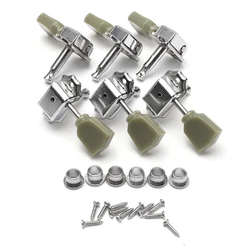 

3R+3L Set Deluxe Guitar Tuning Pegs Keys Machine Heads Tuners For Style