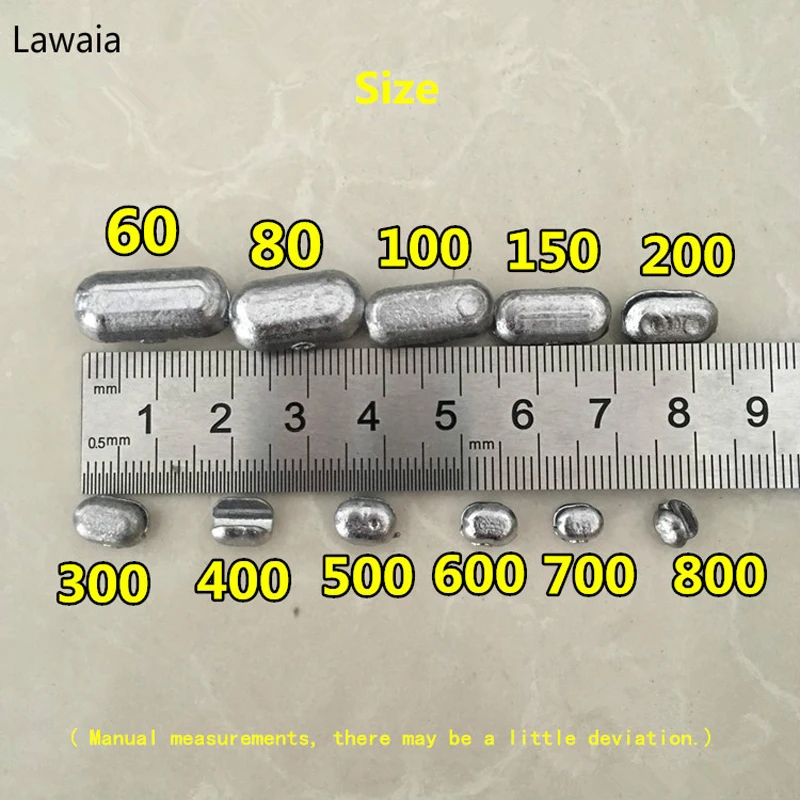 Lawaia свинцовые рыболовные грузила с открытыми губами рыболовные инструменты новые грузила 500 г оптом эфирные ручной бросок сети открытый рыболовные снасти