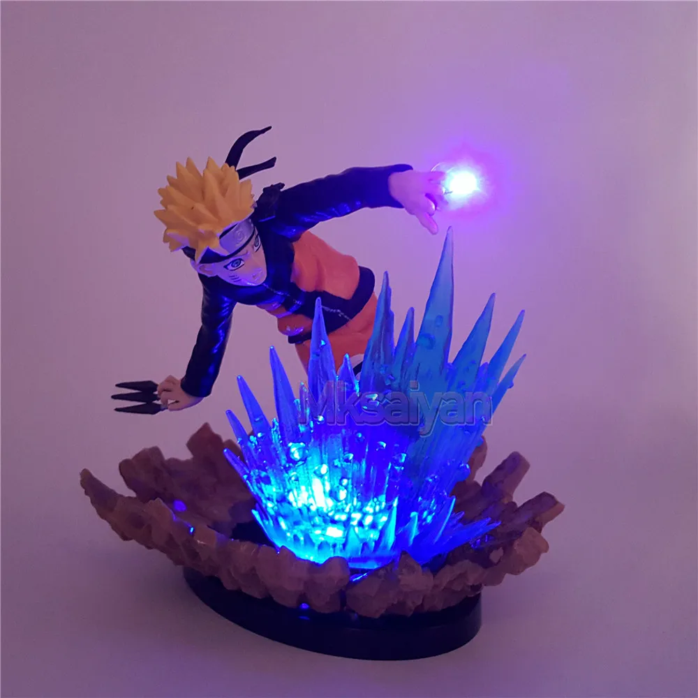 Наруто Lampara Uzumaki Наруто ПВХ Модель светодиодный ночник Наруто фигурка аниме Shippuden Uzumaki DIY Dispaly Brinquedos игрушки