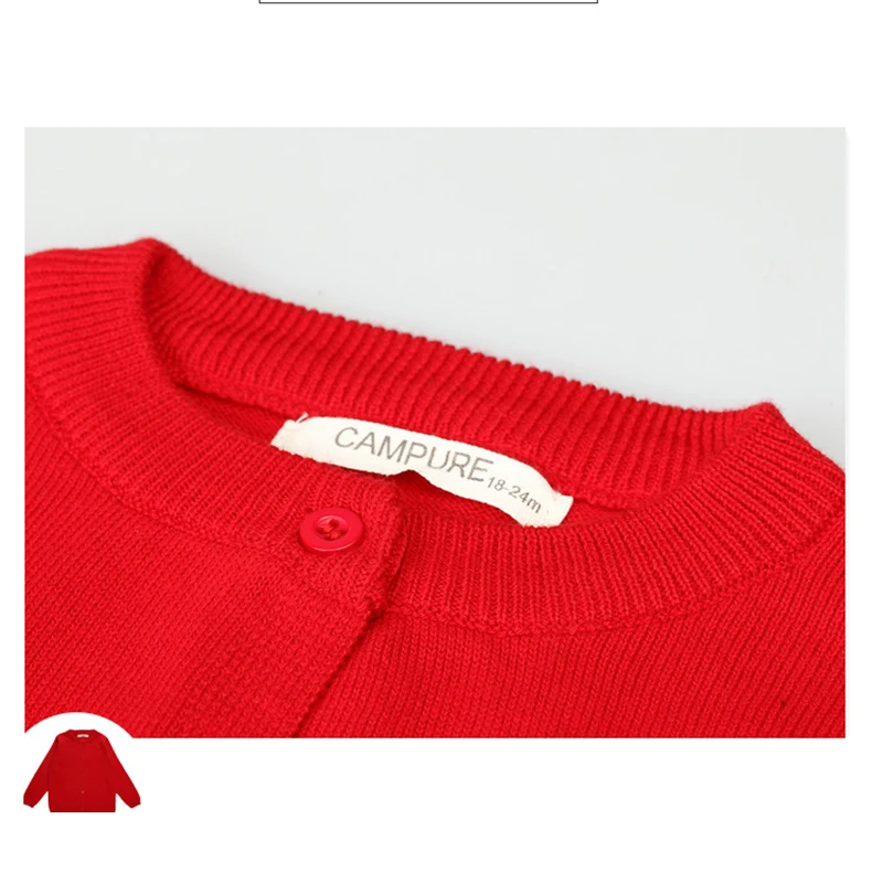 Однотонный свитер для девочек; вязаный кардиган на пуговицах для мальчиков; детские вязаные свитера с длинными рукавами; Одежда для мальчиков и девочек; весна г