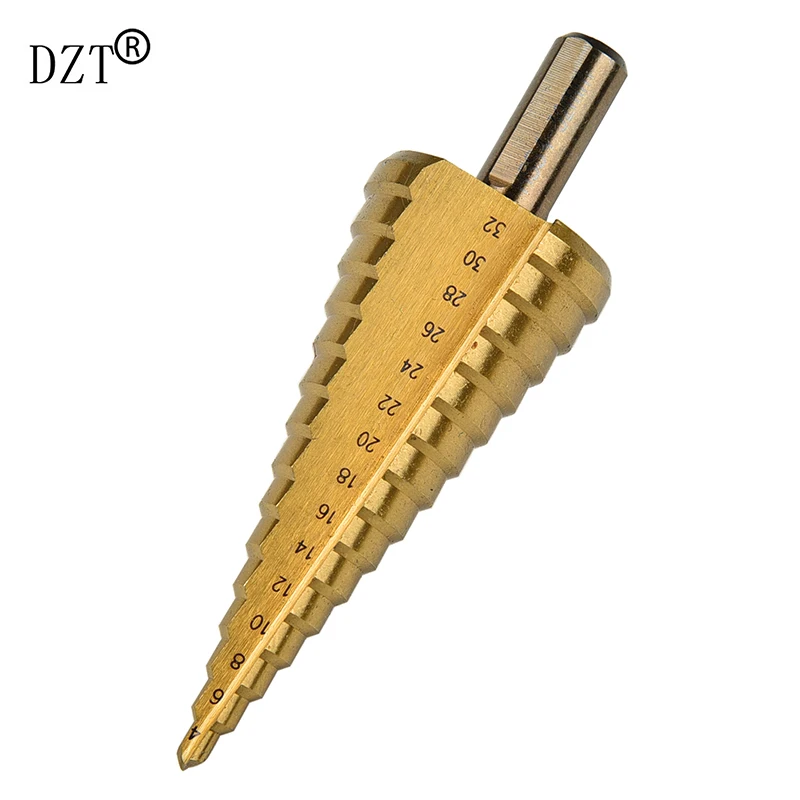 4-32mm Step Drill For Metal High Speed Steel Titanium Woodworking Drill Bits
