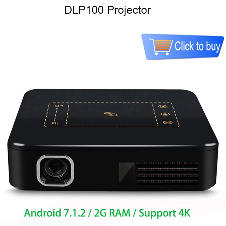 Новейший Android 7.1.2 мини DLP светодиодный умный проектор для домашнего кинотеатра 2G ram Full HD 1080P проектор Blutooth AirPlay Miracast AC3 Proyector