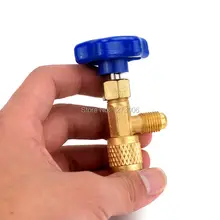 

Universal 1pcs Valve Bottle Opener Dispensing Refrigerant Can Tap Bottle Opener for R22, R134a, R410A Gas 1/4SAE Connector NEW