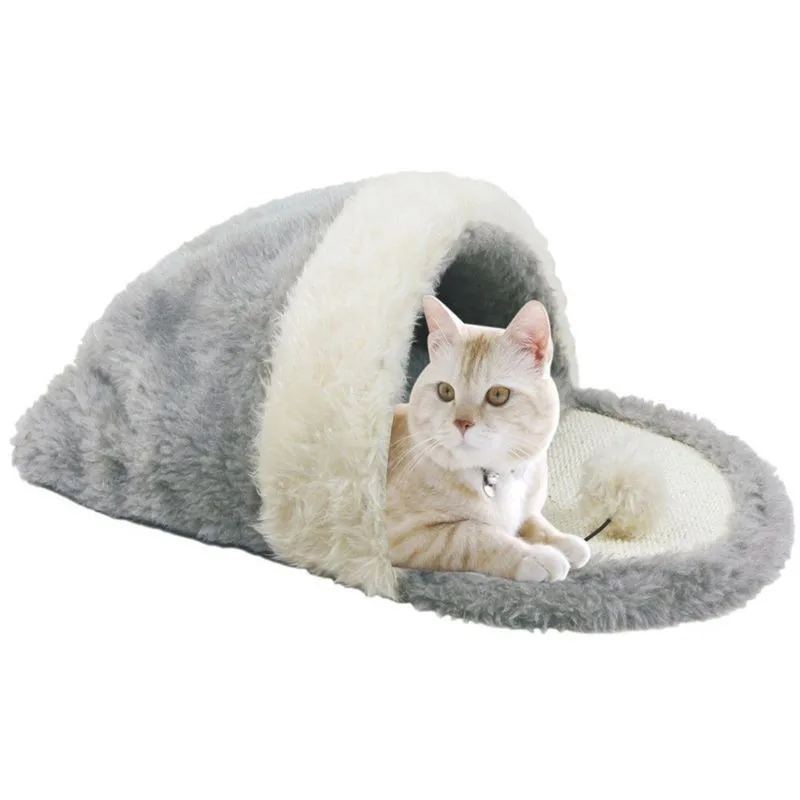 Buy Pet Cat Sleeping Bed Cushion Mat Slipper Design