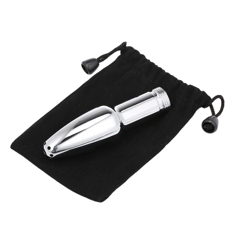 1Pc Metal Enema Shower Head Vaginal/Anal Cleaner Nozzle Bullet Shape Rectal Syringe Butt Plug Anal Sex Toys For Men Woman Gays