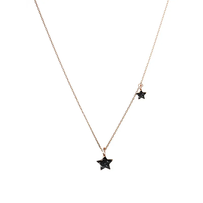 Tocona 2 стиля золотого цвета ожерелье s Новая мода Простой стиль форма лунной звезды цепные Чокеры ожерелье для женщин дамы подарок 7027
