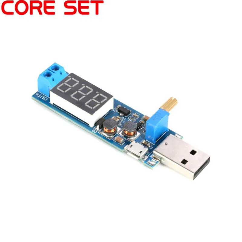DC 5 В до 1 2 в 24 USB повышающий/понижающий модуль питания регулируемый