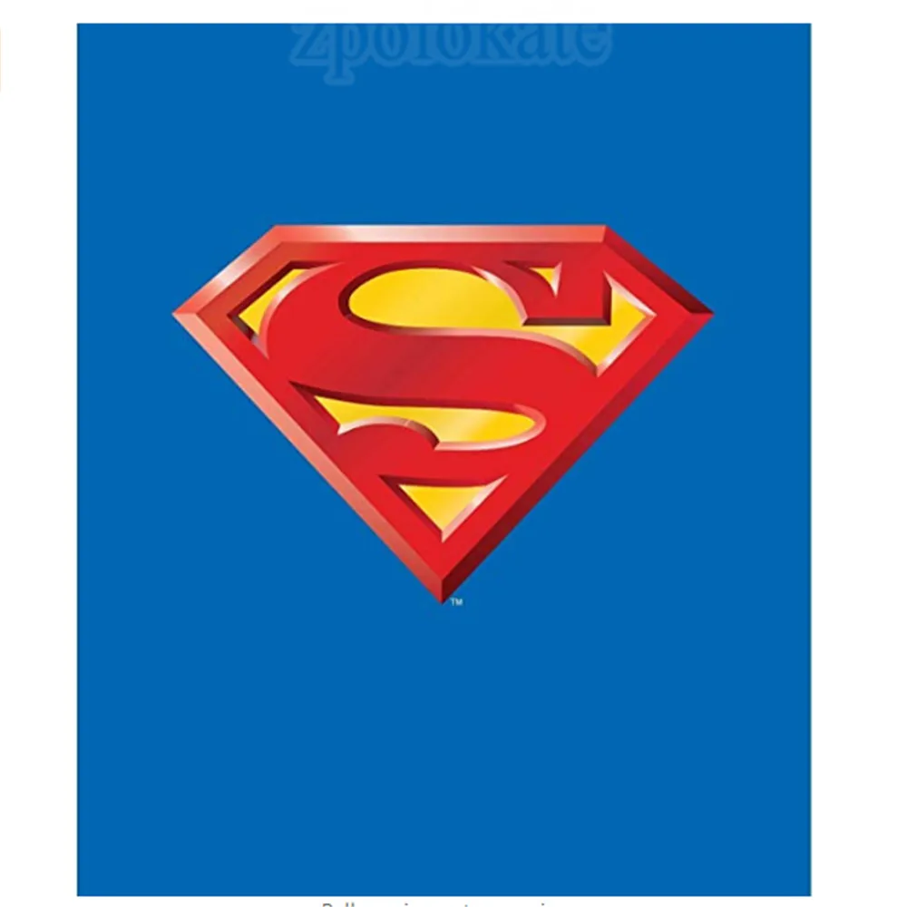 

Superman Shield Logo Queen Size Mink Plush Blanket Throw