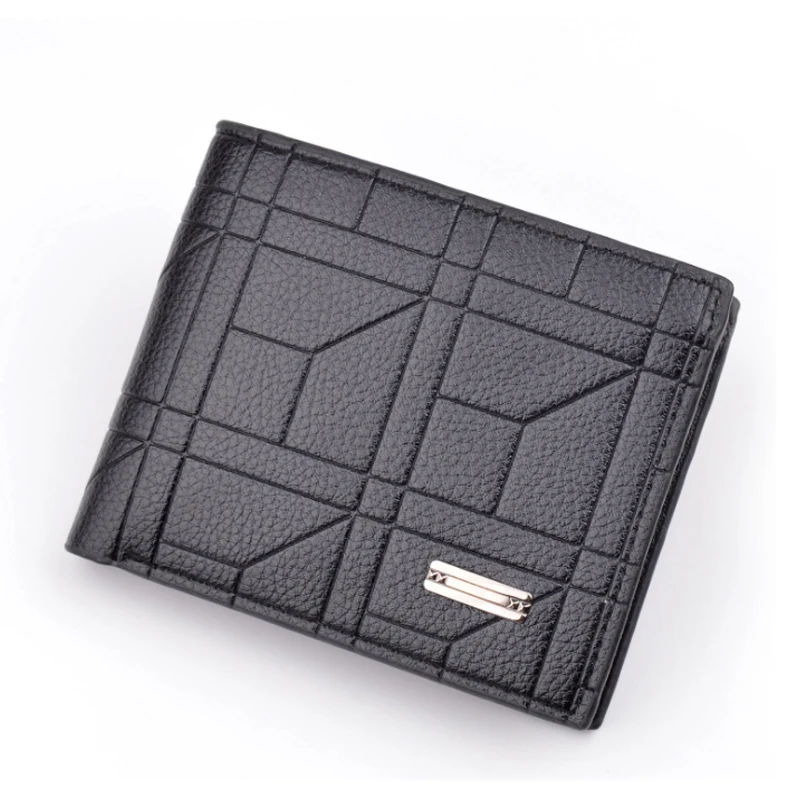 

Men's Wallet Retro Short Slim Young Male Student Wallet B010