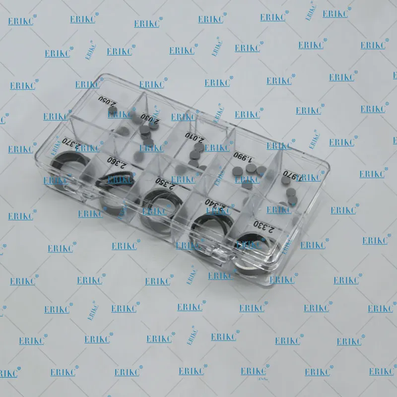  ERIKC CAT Shims Common Rail Injector Adjusting Shims 50 pieces and Valve Adjustment Gaskets sizes 1