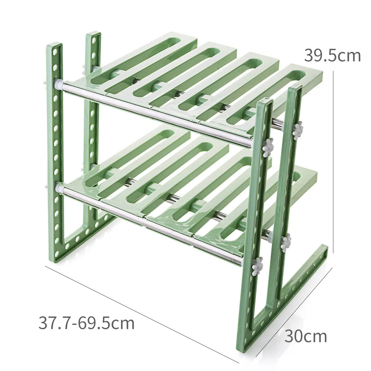2 слоя под раковиной телескопическая полка для хранения высаживаемая посуда сливная стойка для кухни ванной комнаты органайзер для мелочей Экономия места