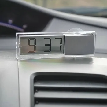 

Car Electronic Watch Fashion Accessories Wholesale Car Electronic Clock Sucker Electronic Clock