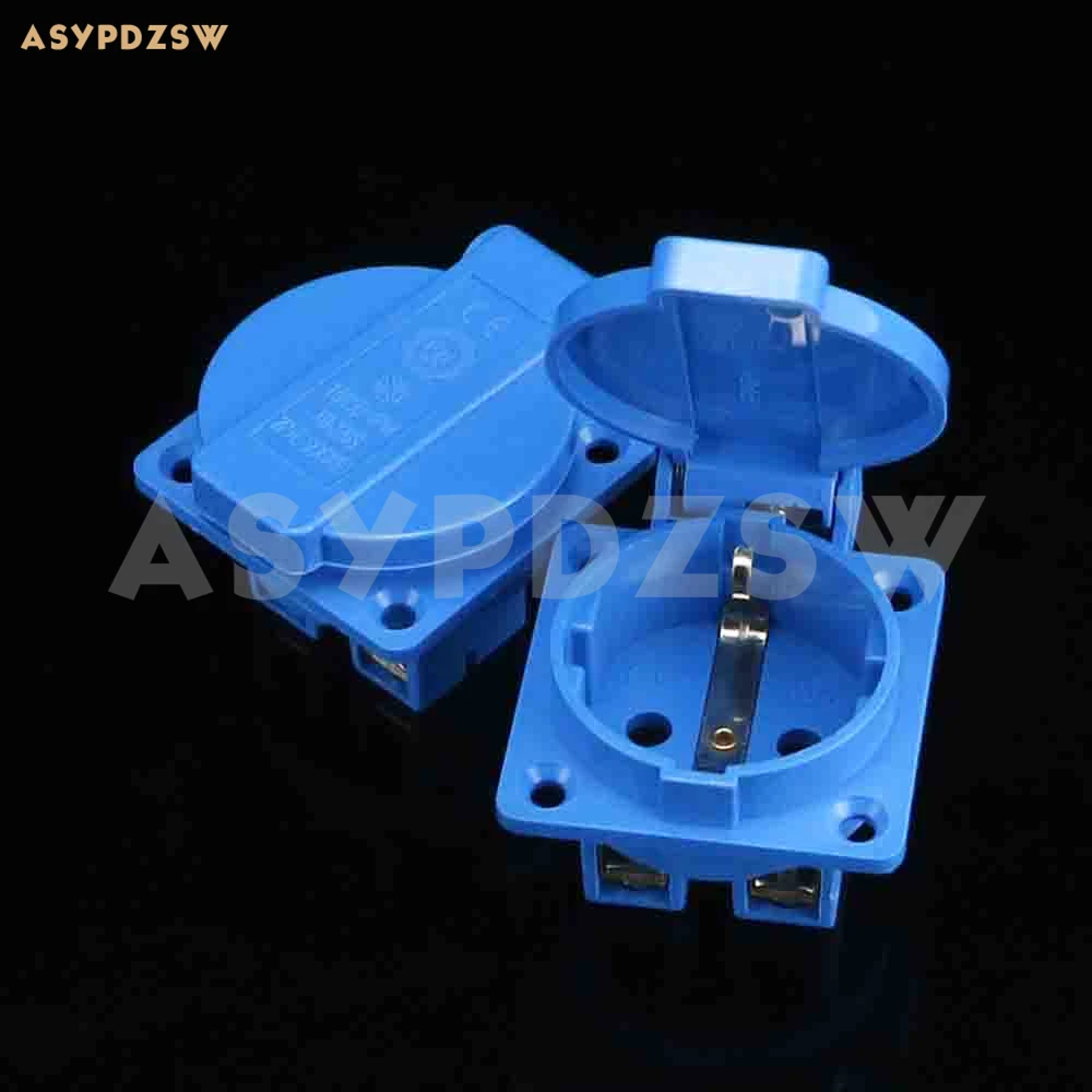 4 PCS 16A/250V 2P+E SOCKET SF-312 Pure copper EU standard AC power supply socket | Электроника