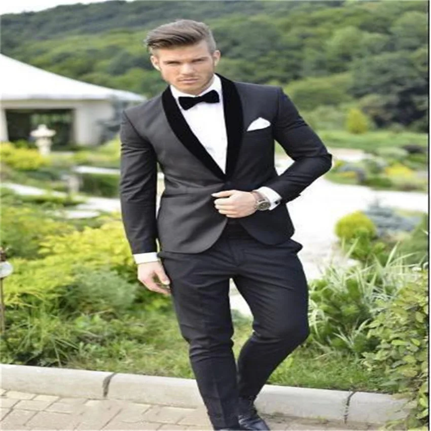 Высококачественный костюм homme, фиолетовые Мужские костюмы, смокинги для жениха, жениха, мужской костюм для свадьбы, вечеринки, ужина, Лучший мужской костюм(пиджак+ брюки+ галстук - Color: 2 Style and color