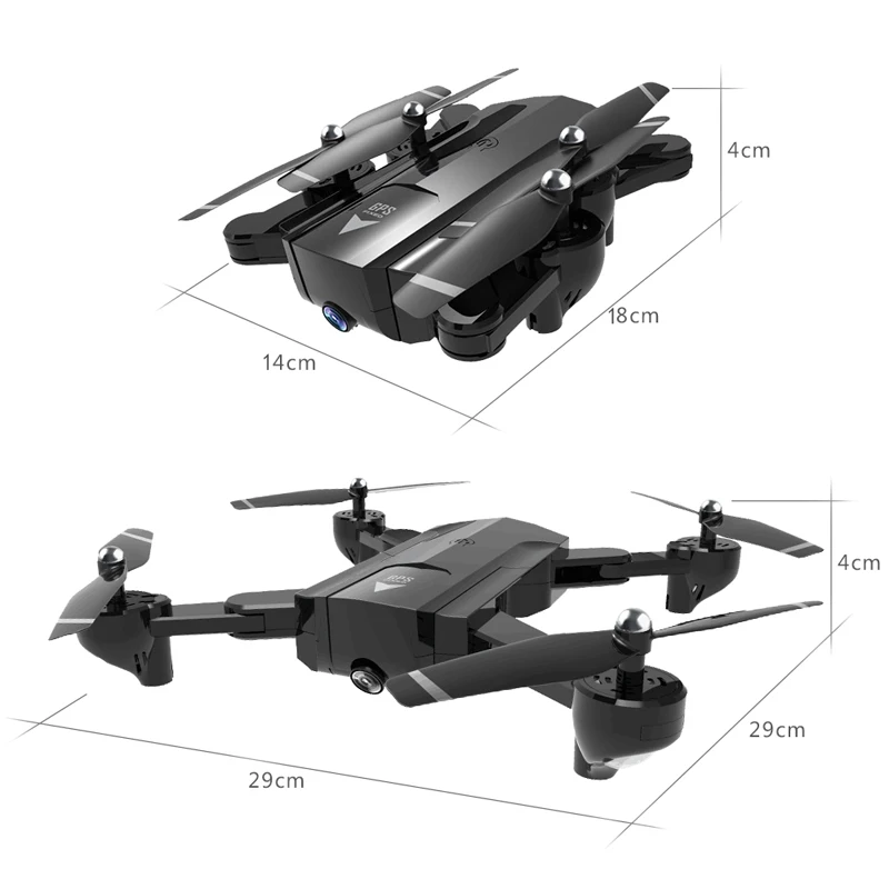 SG900-S gps складной Профессиональный Дрон 1080P с камерой 720P HD селфи WiFi FPV широкоугольный Радиоуправляемый квадрокоптер Вертолет игрушка VS F11