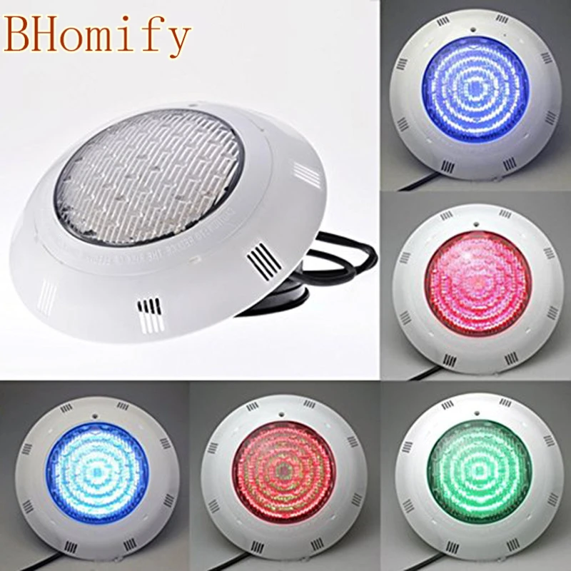 LED luz de la piscina 54 W AC/DC 12 V RGB IP68 control remoto LED lámpara subacuática iluminación al aire libre luces de estanque llevó piscina LED luz de la piscina 54 W AC/DC 12 V RGB IP68 control remoto LED lámpara subacuática iluminación al aire libre luces de estanque llevó piscina