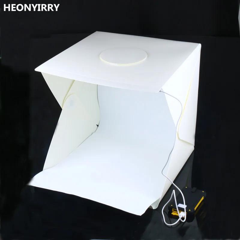 Бокс для фотостудии 40x40x40 см фон фотосъемки встроенный светильник тбокс