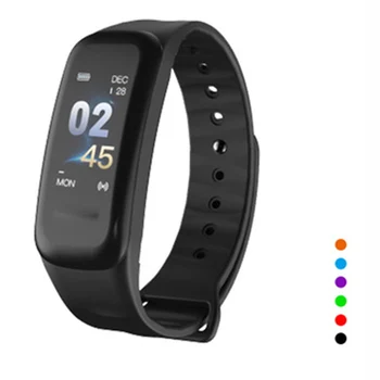 

C1 Smart Bracelet Fitness Bracelet Dynamics Color Screen Waterproof Activity Heart Rate Monitor Blood Pressure Measurement