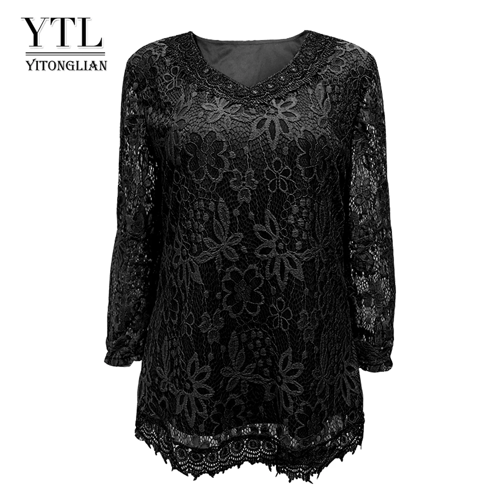 black dress shirt womens plus size