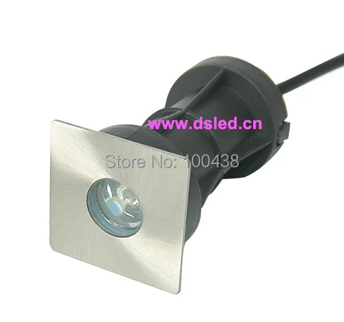 

Free shipping by DHL!! high power Stainless steel 1W LED spotlight,LED recessed light,2-Year warranty,DS-11S-07-1W,12V DC