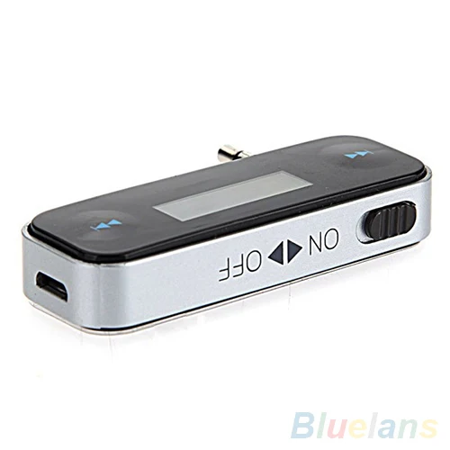 Wireless 3.5mm Car LCD Display FM Transmitter Cable For iPhone 4S 5S 6 ipod Touch Wireless 3.5mm Car LCD Display FM Transmitter Cable For iPhone 4S 5S 6 ipod Touch
