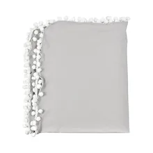 LONSANT одеяло для новорожденных; детское однотонное Пеленальное полотенце с меховым помпоном и кисточками; детское спальное одеяло для маленьких мальчиков и девочек; модное Пеленальное Одеяло