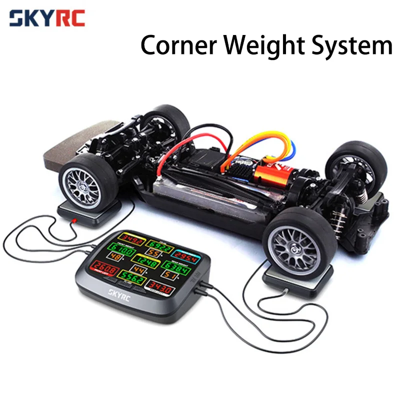 

SKYRC Corner Weight System RC Car Balance Scale Kit for 1/8 1/10 1/12 RC Truck Buggy Off-road Crawler Cars Increased Stability