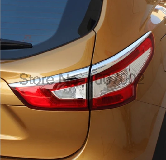 Для NISSAN QASHQAI J11 2014 2015 2016 хромированный задний фонарь для бровей декоративный