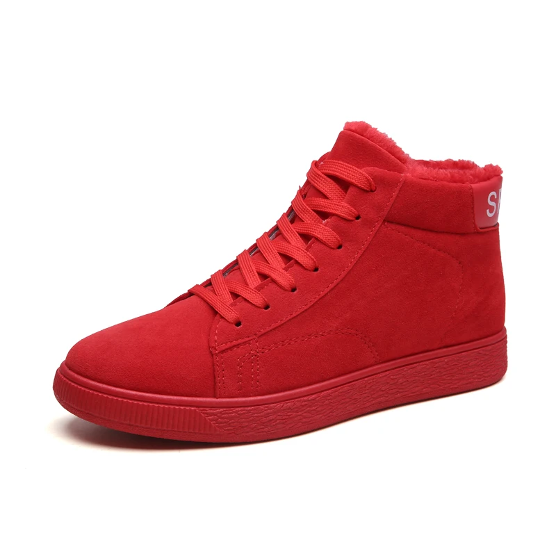 

Men's Sports Shoes Skateboarding Shoes High Top Sneakers Men High top Shoes Non-slip Walking warm plush Shoes Zapatillas Homme