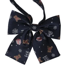 Christmas Bow Ties for Women Bowties Cute Ladies Girls Trendy Style Bow Knot Neck Tie Cravat Casual Party Banquet Bow Tie