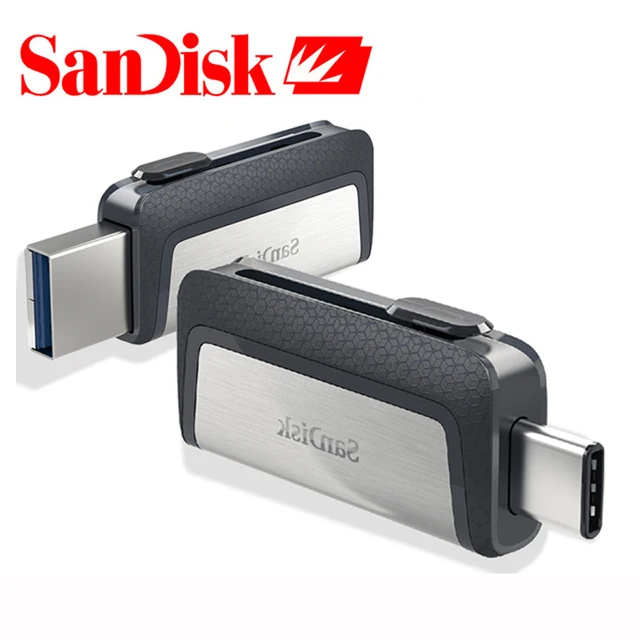 Original SanDisk Type C Pen Drive For Huawei P10 Xiaomi 6 Dual OTG USB