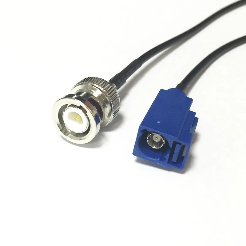 

New BNC Male Plug Connector Switch FAKRA Connector  RG174  Wholesale 20CM 8" Adapter