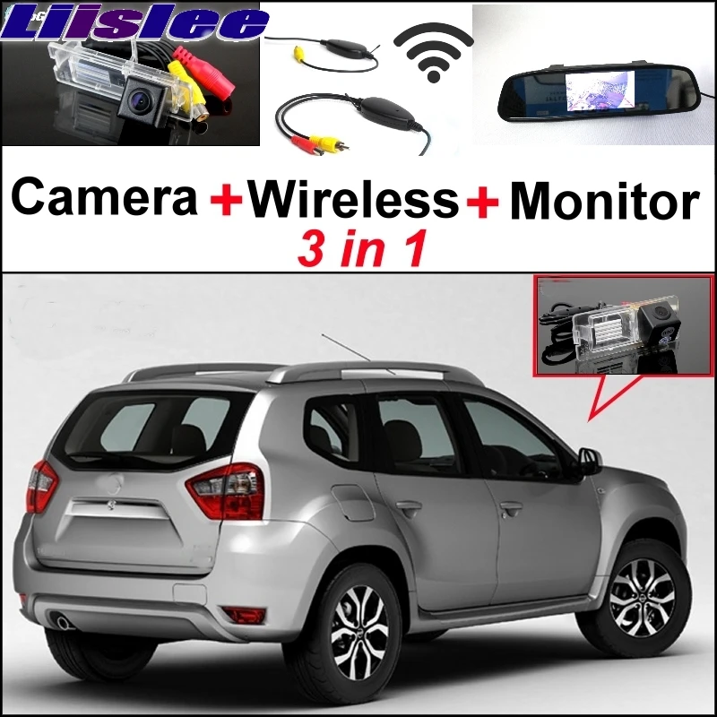 Liislee 3 in1 Parking System For Nissan Terrano + Special Rear View Wifi Camera + Wireless Receiver + Mirror Monitor Easy Back liislee for renault samsung qm5 3 in1 special rear view camera wireless receiver mirror monitor easy back parking system