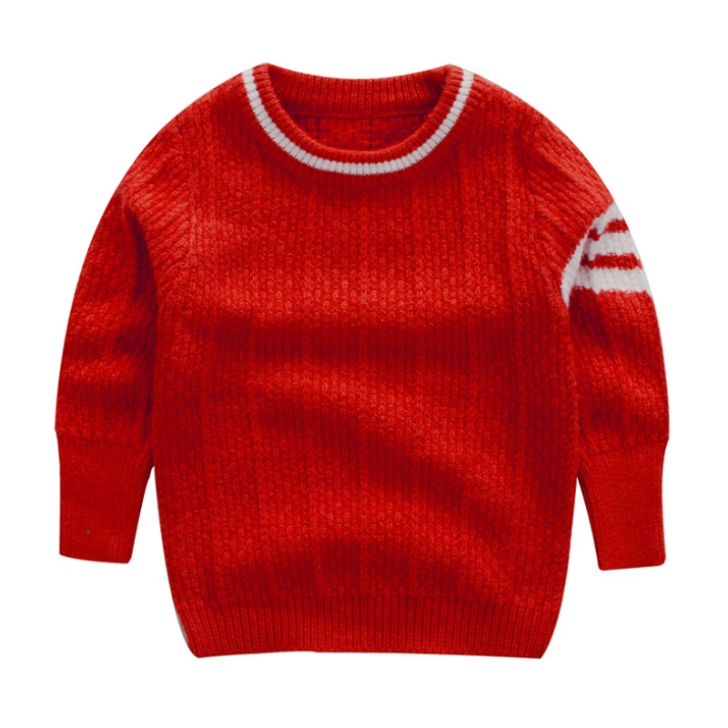 BEKE MATA/Детские свитера для мальчиков; Зима года; вязаный пуловер; свитер для мальчиков; хлопковые свитера для малышей; длинный рукав; 2-7Y