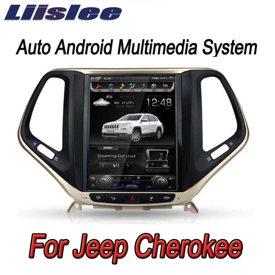 

Liislee 2 din Android For Jeep Cherokee Big Screen Car Multimedia Player GPS Navigation Video Radio Bluetooth