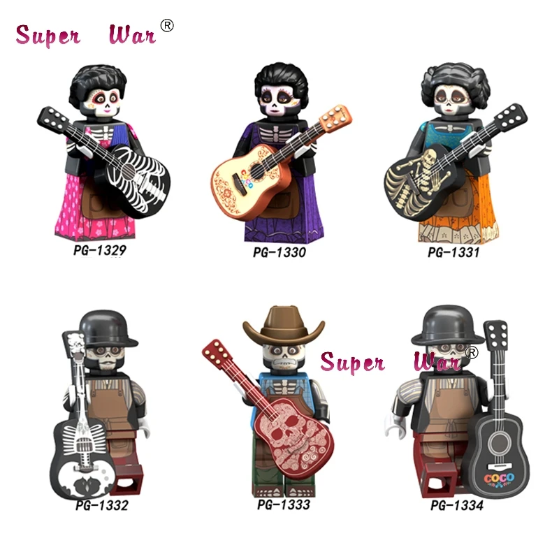 

Single The Day Of The Dead Coco Rosita Imelda Victoria Halloween The Horror Theme building blocks model bricks toys for children