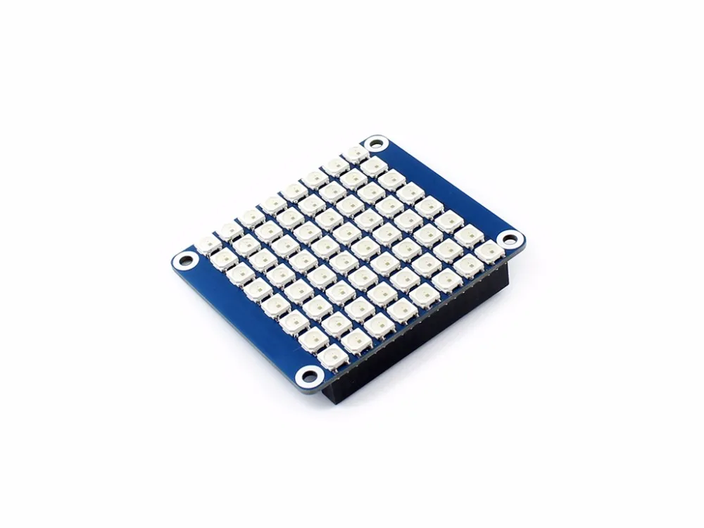 Запчасти true color RGB LED шляпа (b) для Raspberry Pi красочный дисплей 8*8 сетки 256 уровней