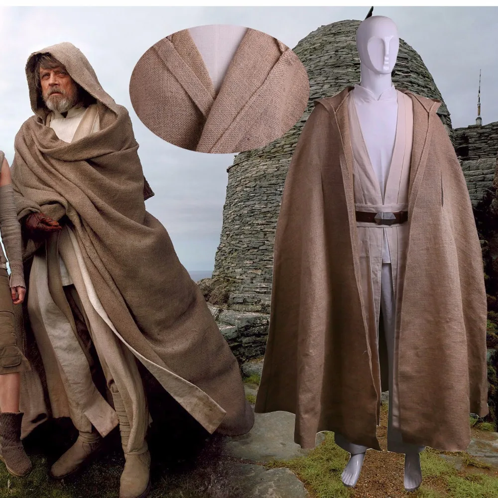 

Cosplay Star Wars The Last Jedi Luke Skywalker Costume Star Wars Costume Jedi Costume Halloween Full Set Cos